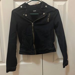 Black Jean Jacket - Hudson - Size Small